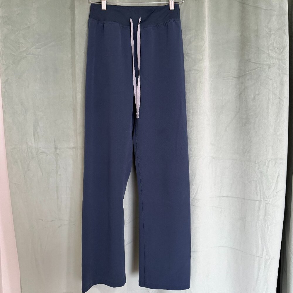 Figs High Waisted Livingston Basic Scrub Pants - XS - Dark Harbor